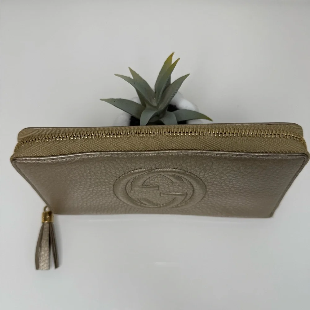 GUCCI Soho Wallet - metallic Champagne - Picture 2 of 9